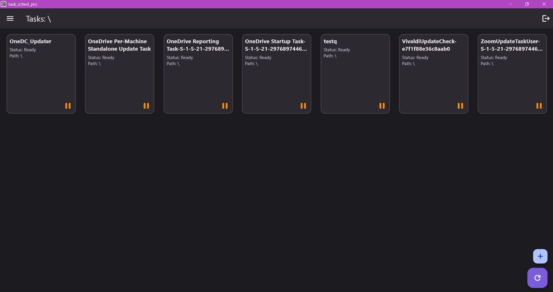 TaskSched Pro screenshot 2